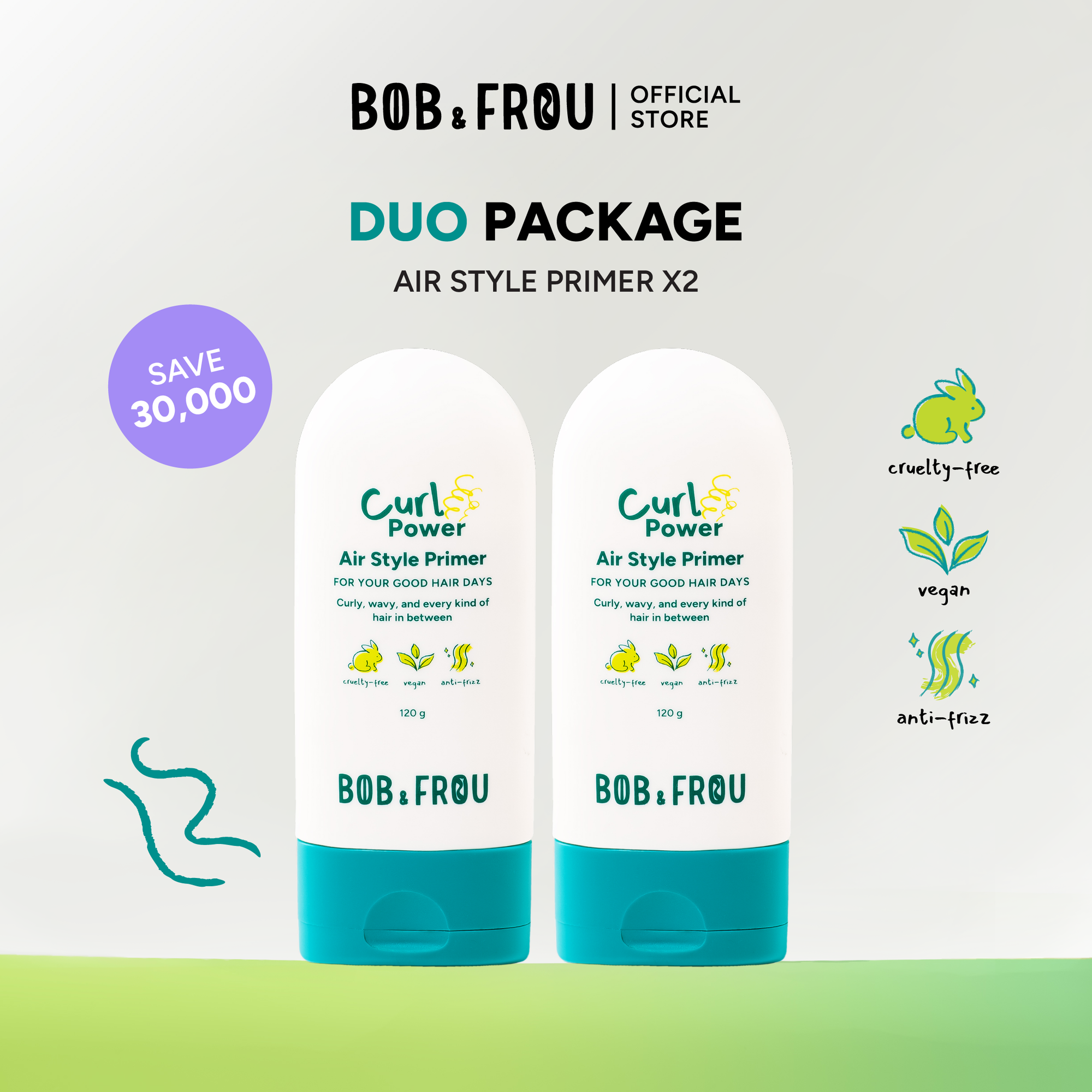 DUO PACKAGE - CURL POWER AIR STYLE PRIMER